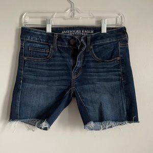 American Eagle Midi Jean Shorts